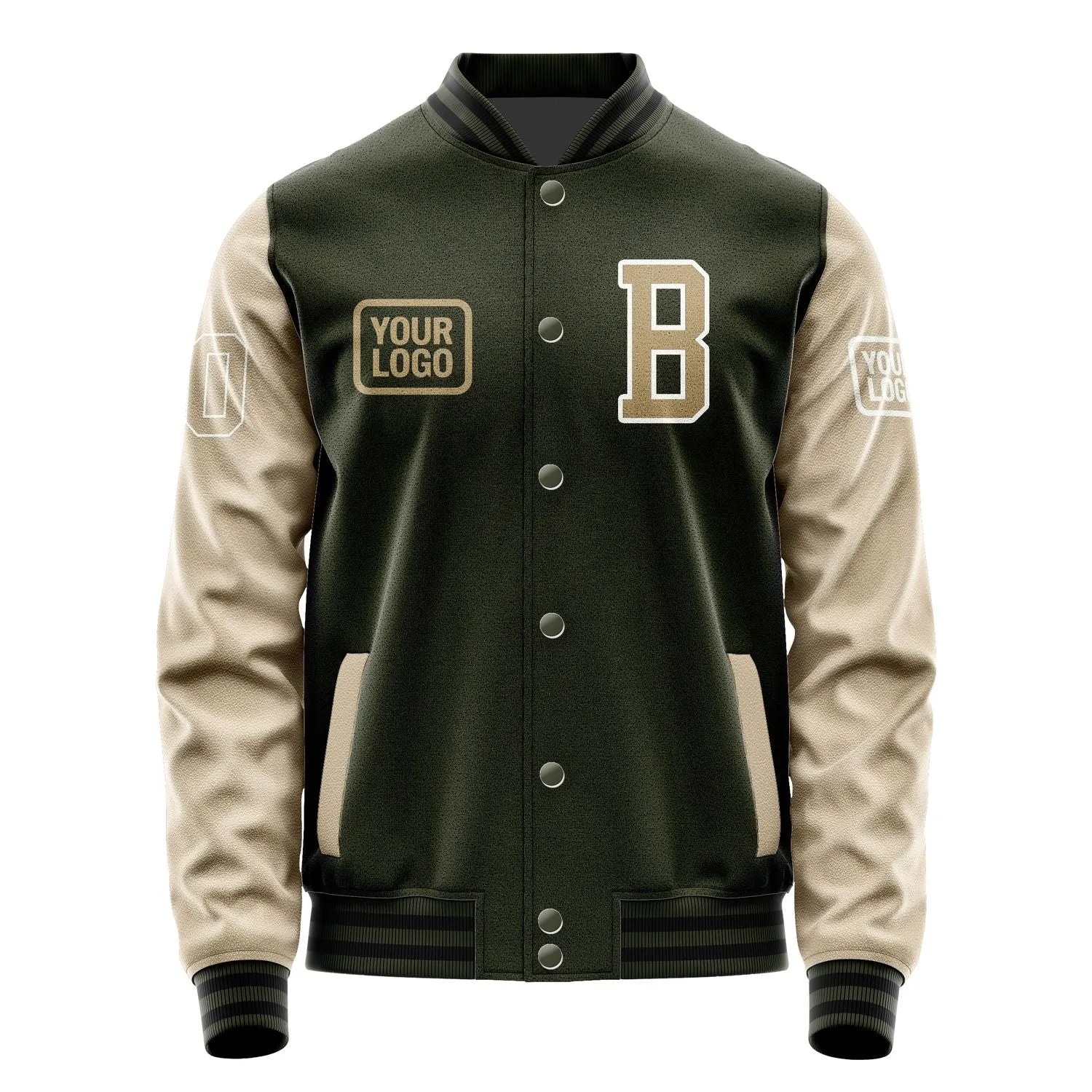 Custom Olive Light Khaki Jacket