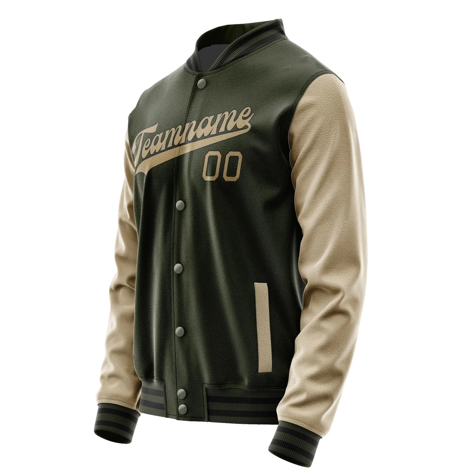 Custom Olive Light Khaki Jacket