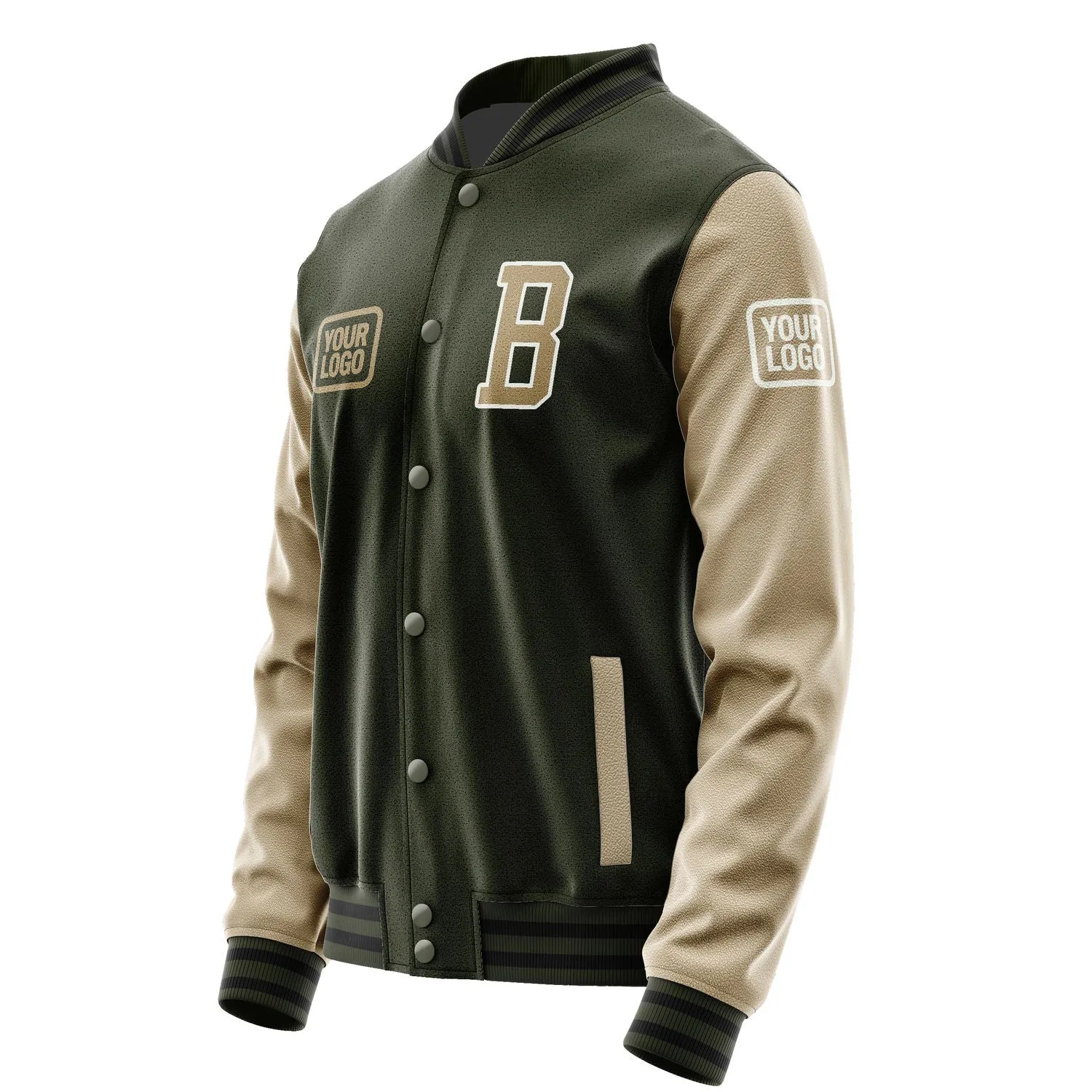 Custom Olive Light Khaki Jacket