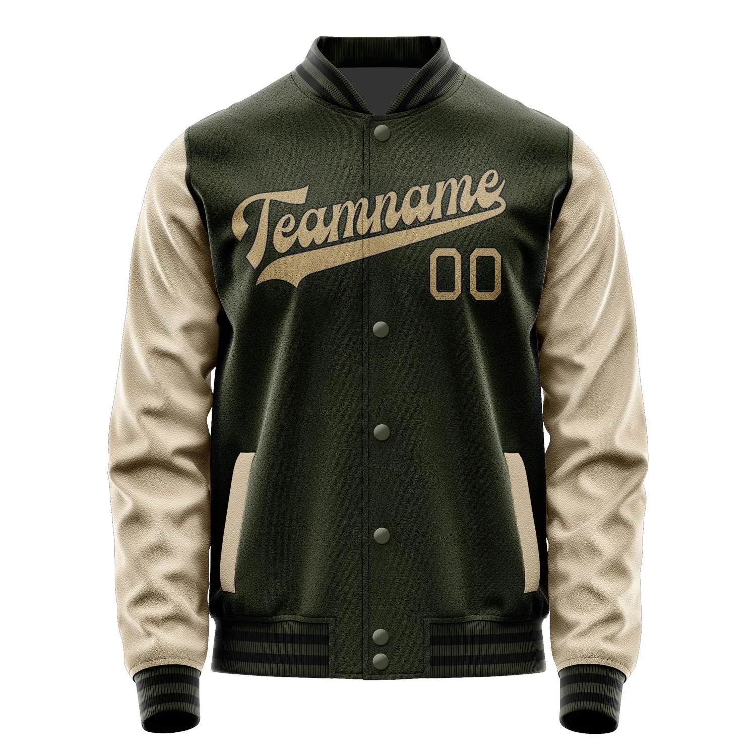Custom Olive Light Khaki Jacket