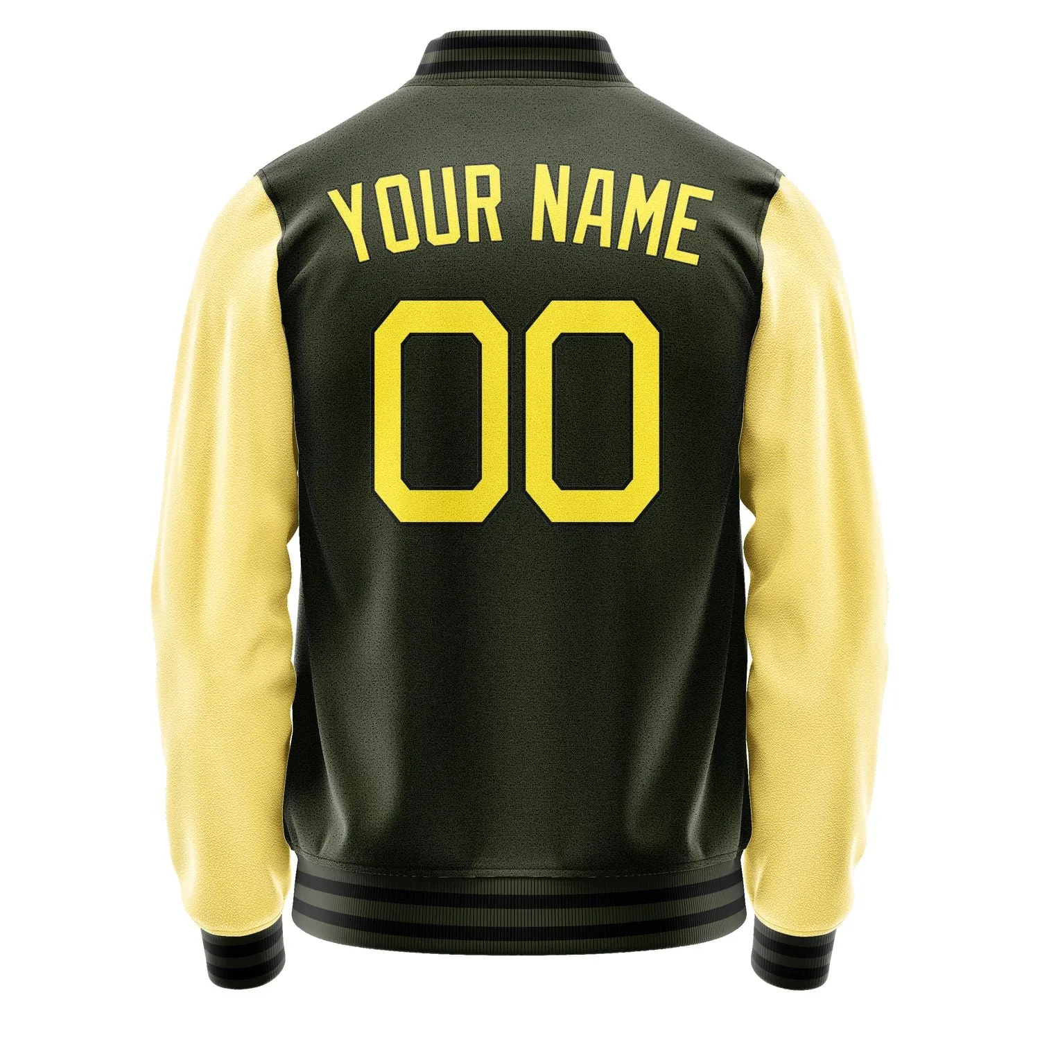 Custom Olive Light Yellow Jacket