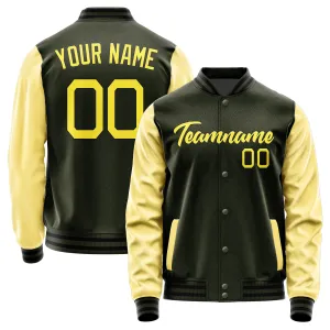 Custom Olive Light Yellow Jacket