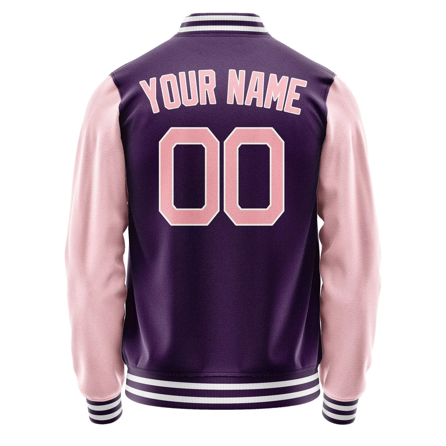 Custom Purple Light Pink Jacket