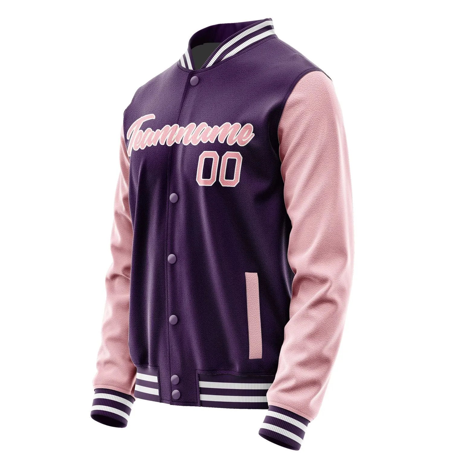 Custom Purple Light Pink Jacket