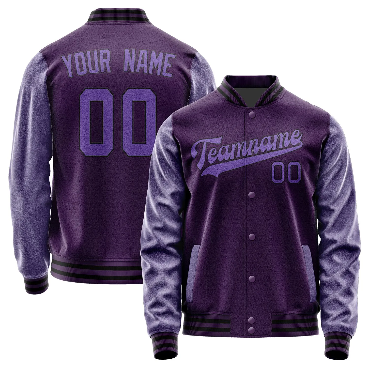 Custom Purple Light Purple Jacket