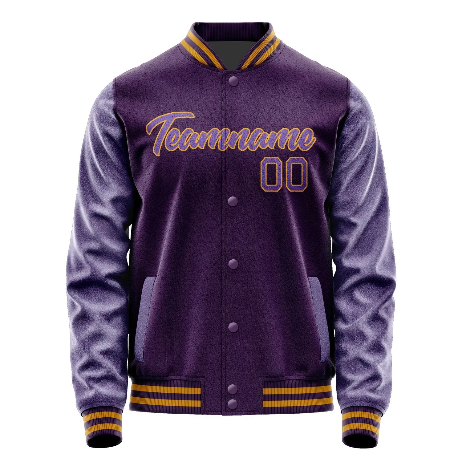 Custom Purple Light Purple Jacket