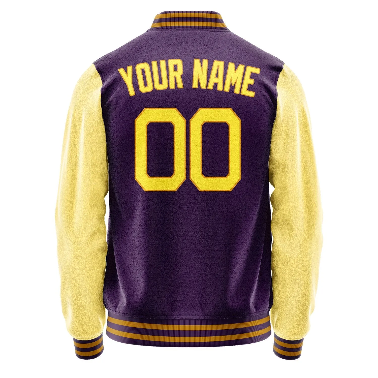 Custom Purple Light Yellow Jacket