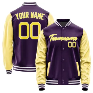 Custom Purple Light Yellow Jacket