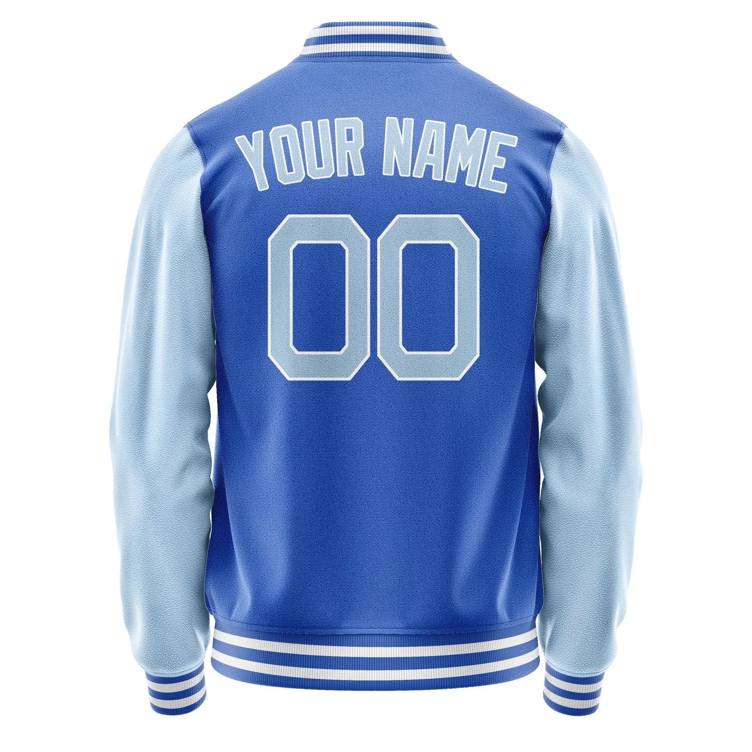 Custom Sky Blue Light Blue Jacket