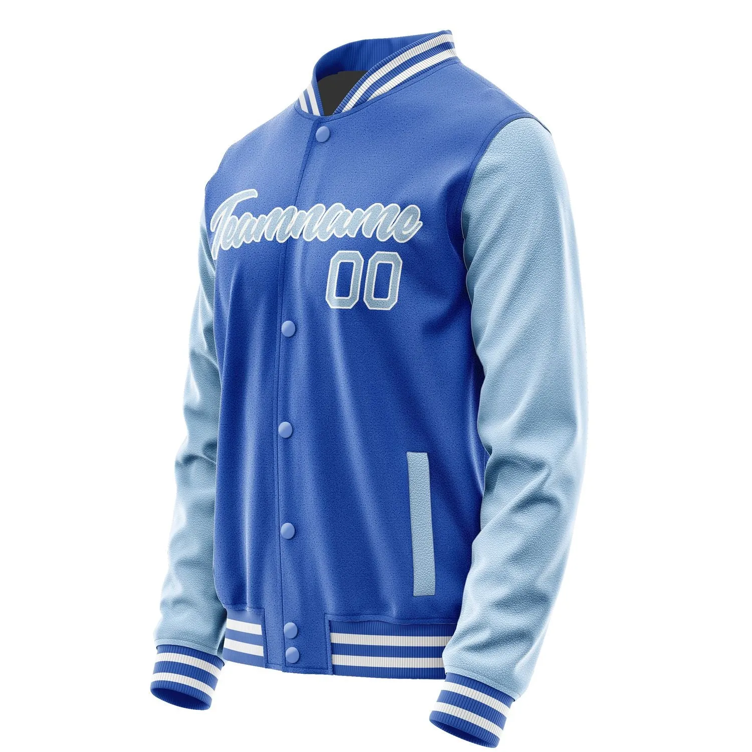 Custom Sky Blue Light Blue Jacket