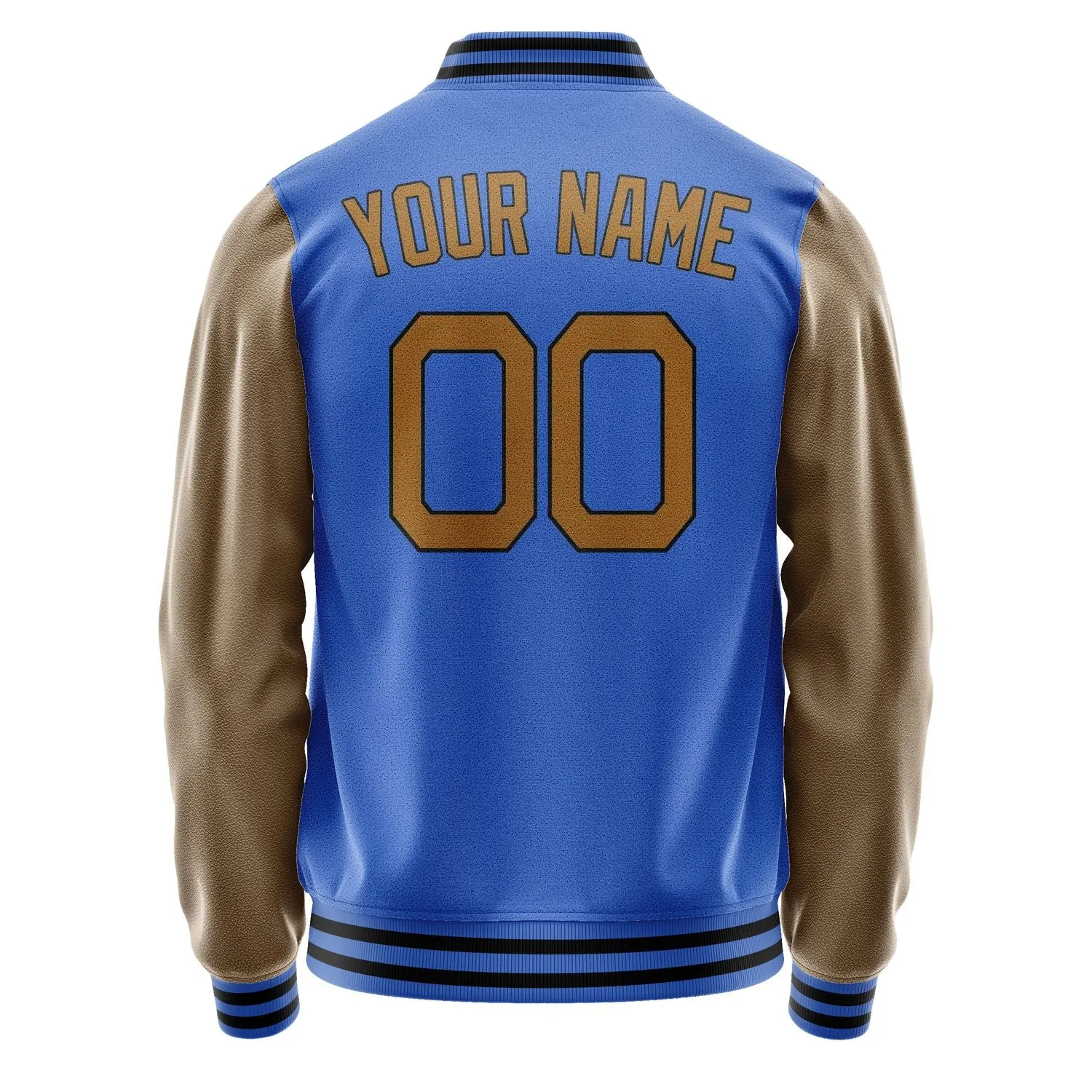 Custom Sky Blue Light Pink Jacket