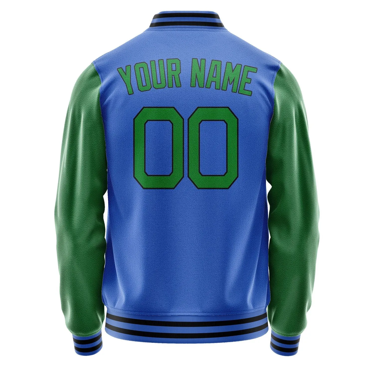 Custom Sky Blue Light Purple Jacket