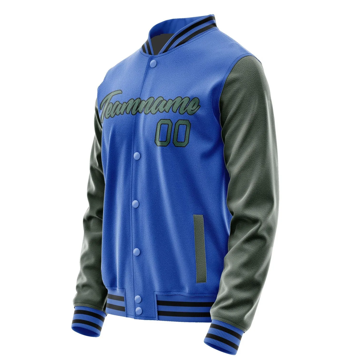 Custom Sky Blue Light Yellow Jacket