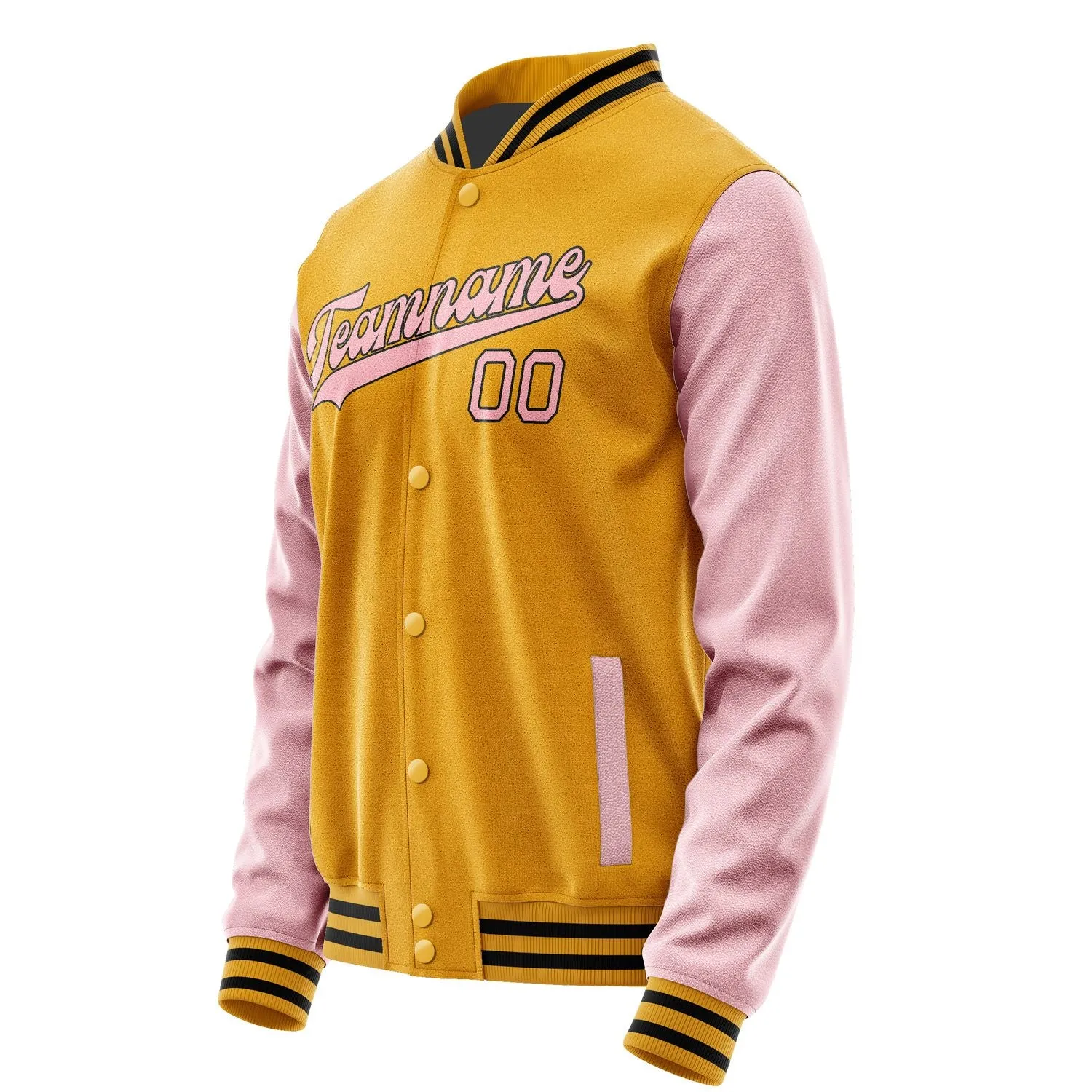 Custom Yellow Light Pink Jacket