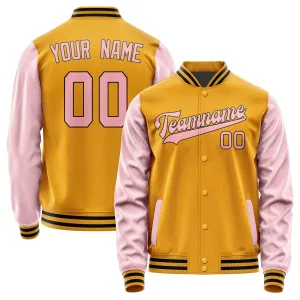 Custom Yellow Light Pink Jacket