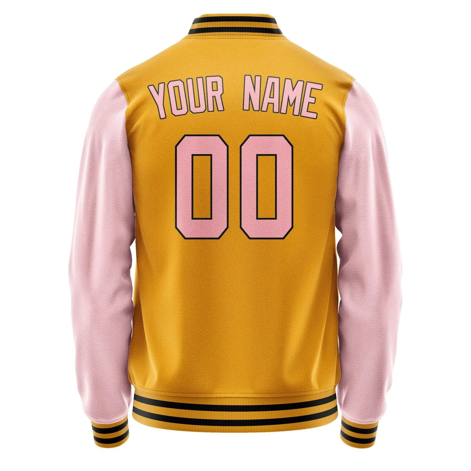 Custom Yellow Light Pink Jacket