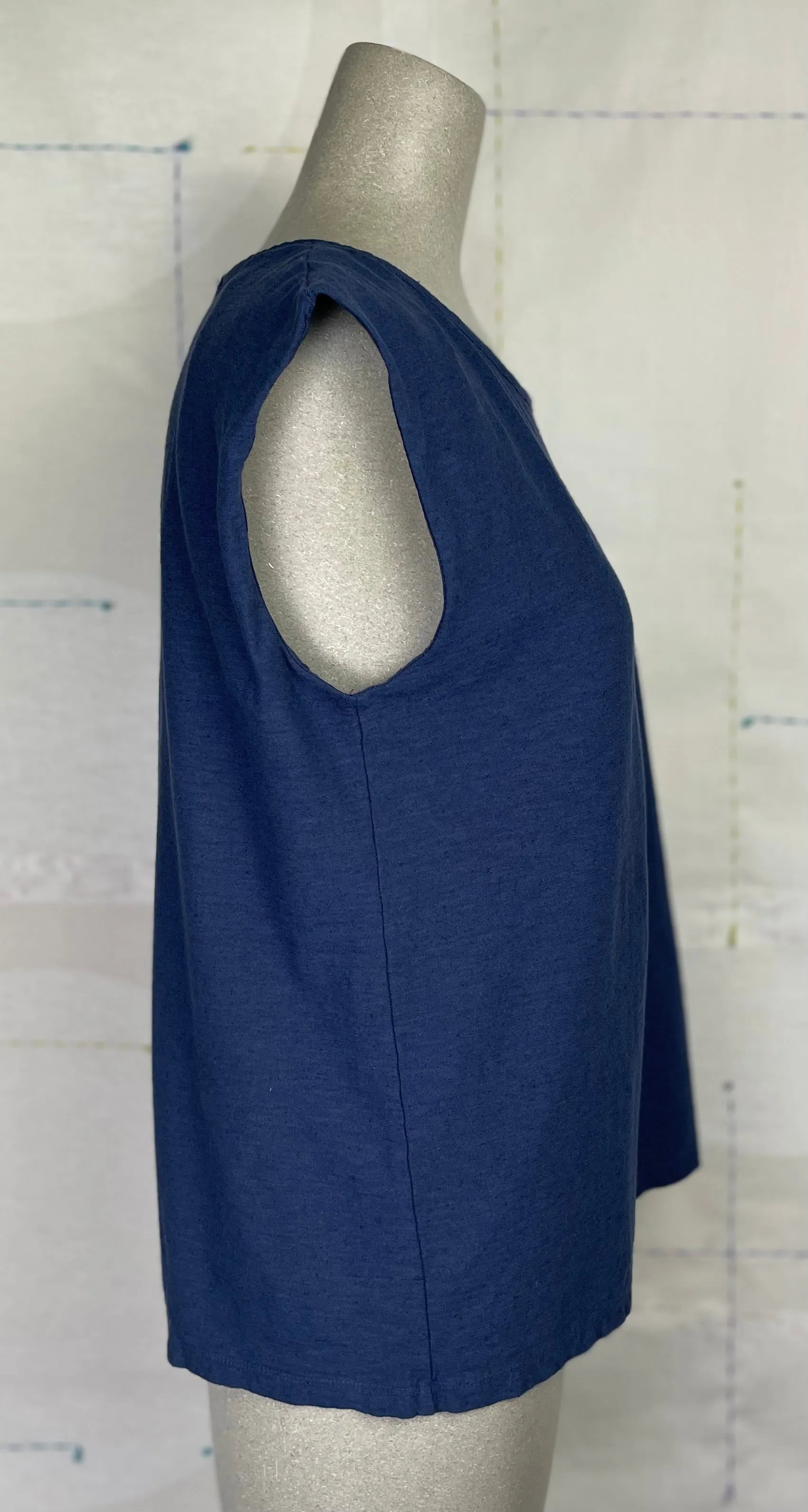 Cut Loose  ~  Extended Shoulder Top - Nightsky