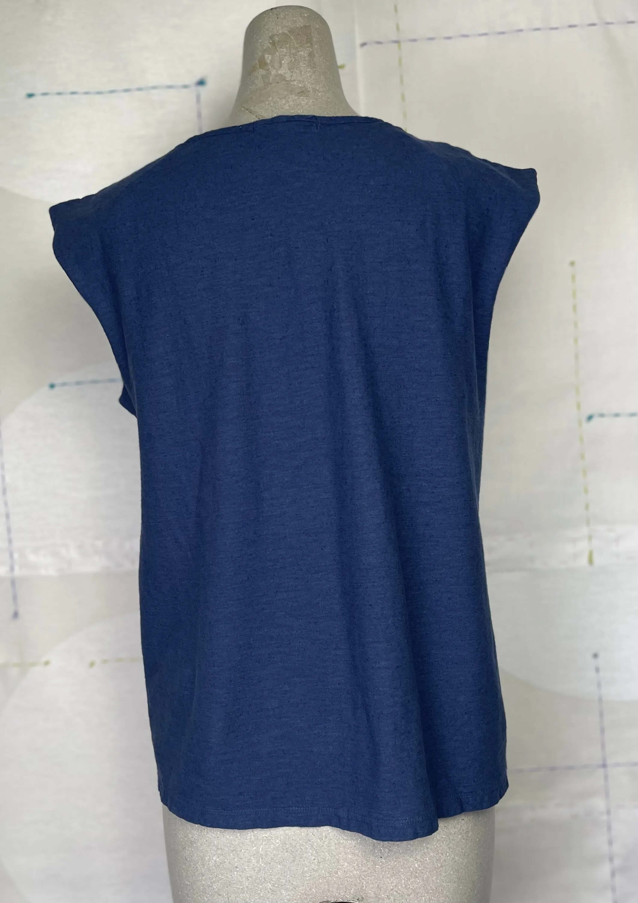 Cut Loose  ~  Extended Shoulder Top - Nightsky