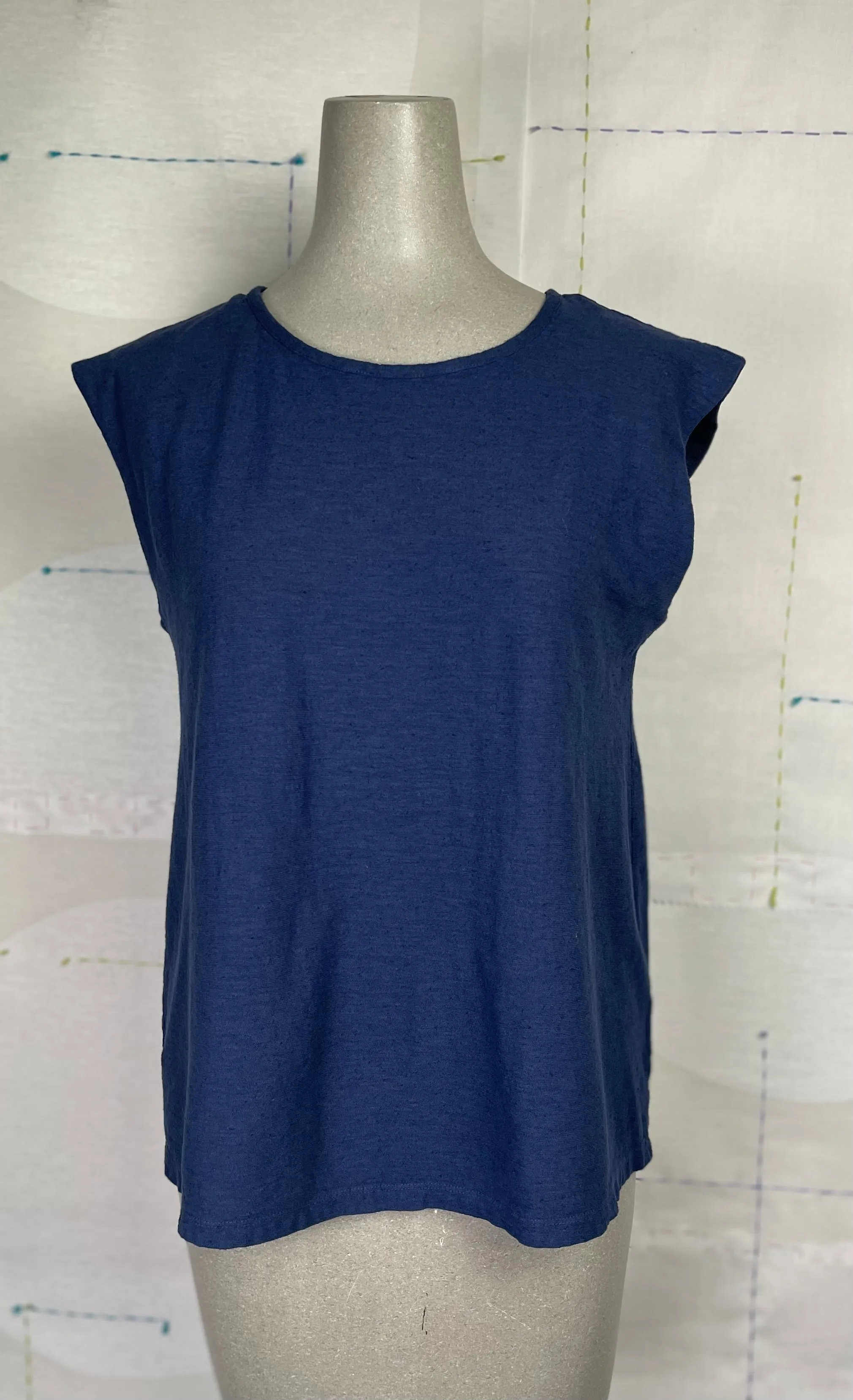 Cut Loose  ~  Extended Shoulder Top - Nightsky