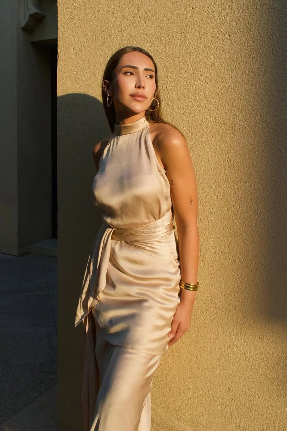 Daleeda Soomar in Amina Set
