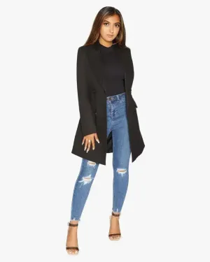 De la Creme Longline Double Breasted Blazer - UK Made | Femstylo