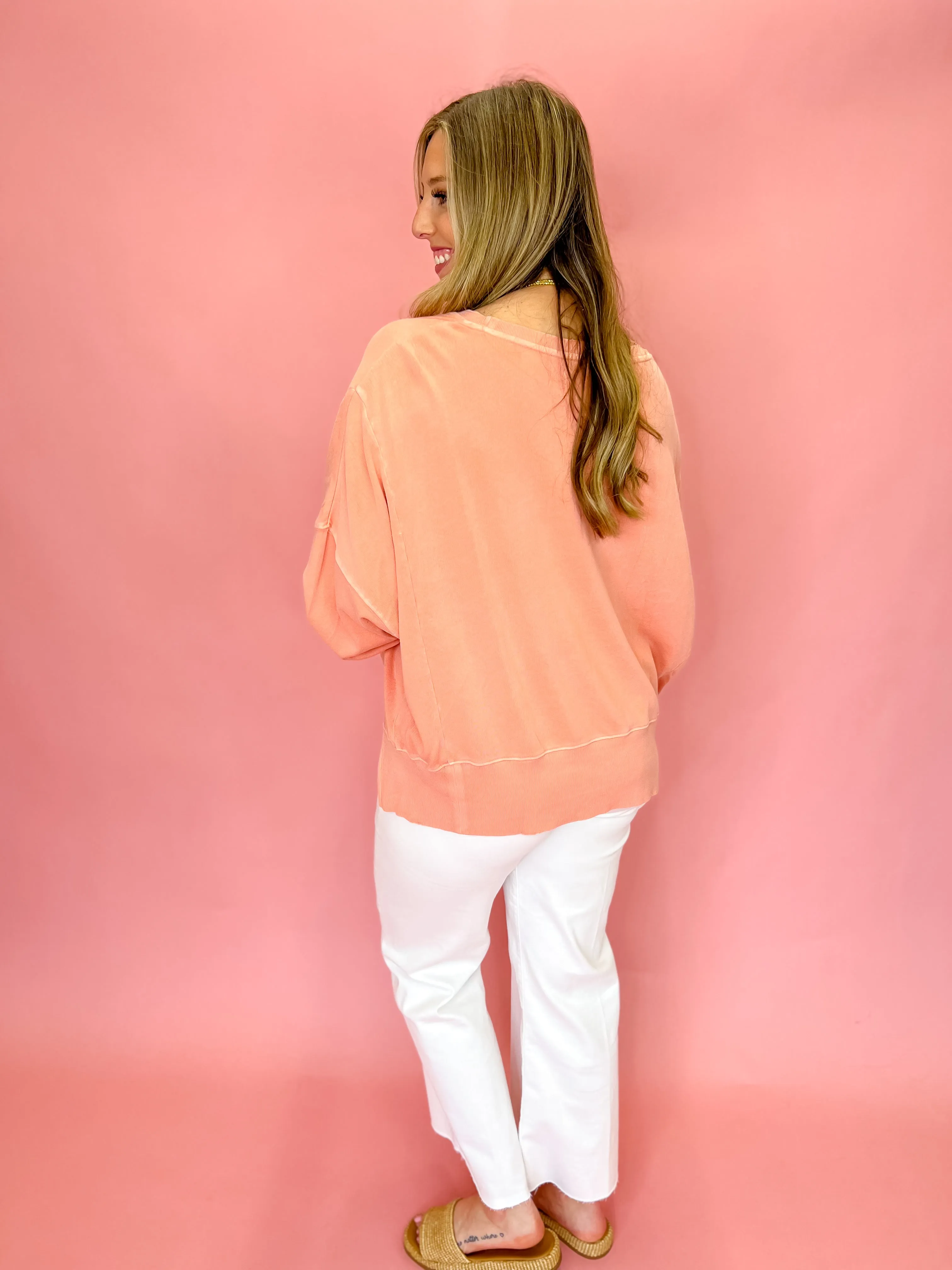 [Dear John] Trenton Oversized Sweater- Terracotta