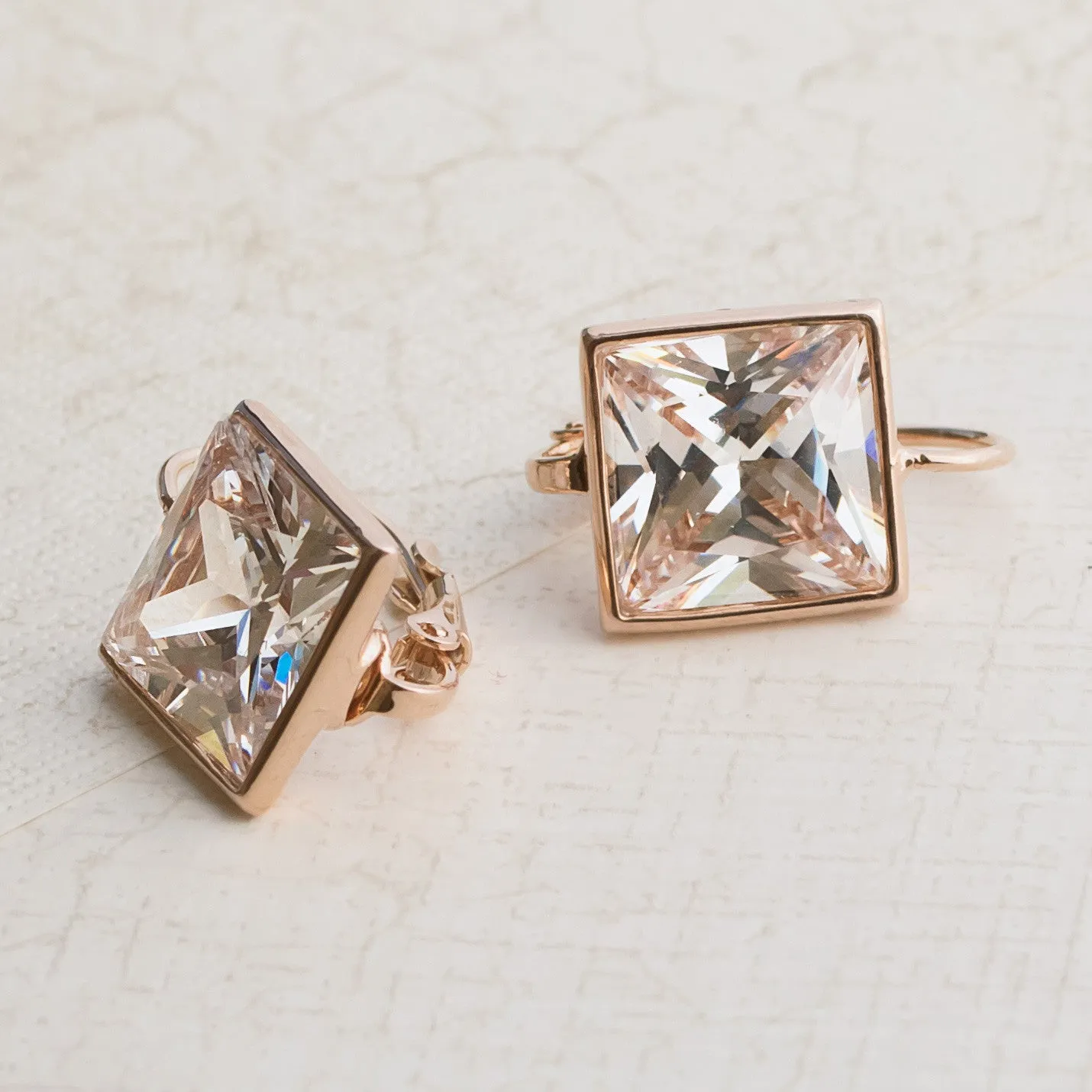 Dear Princess Rose Gold earrings
