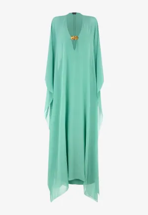 Deep V-neck Maxi Kaftan