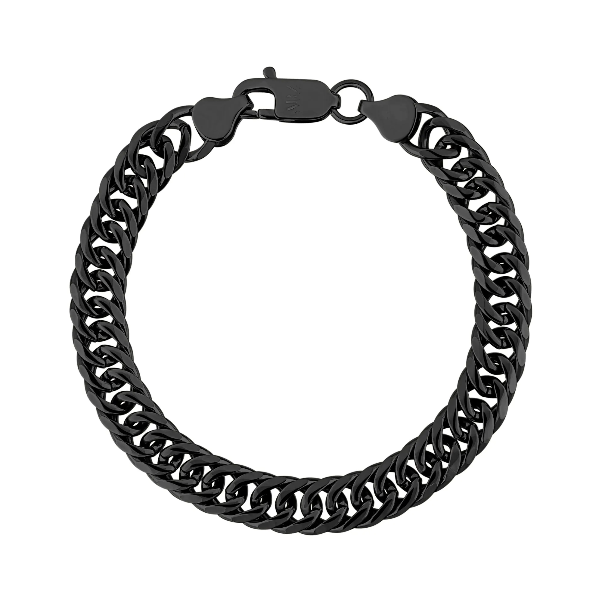 Diamond Cut Double Curb Bracelet