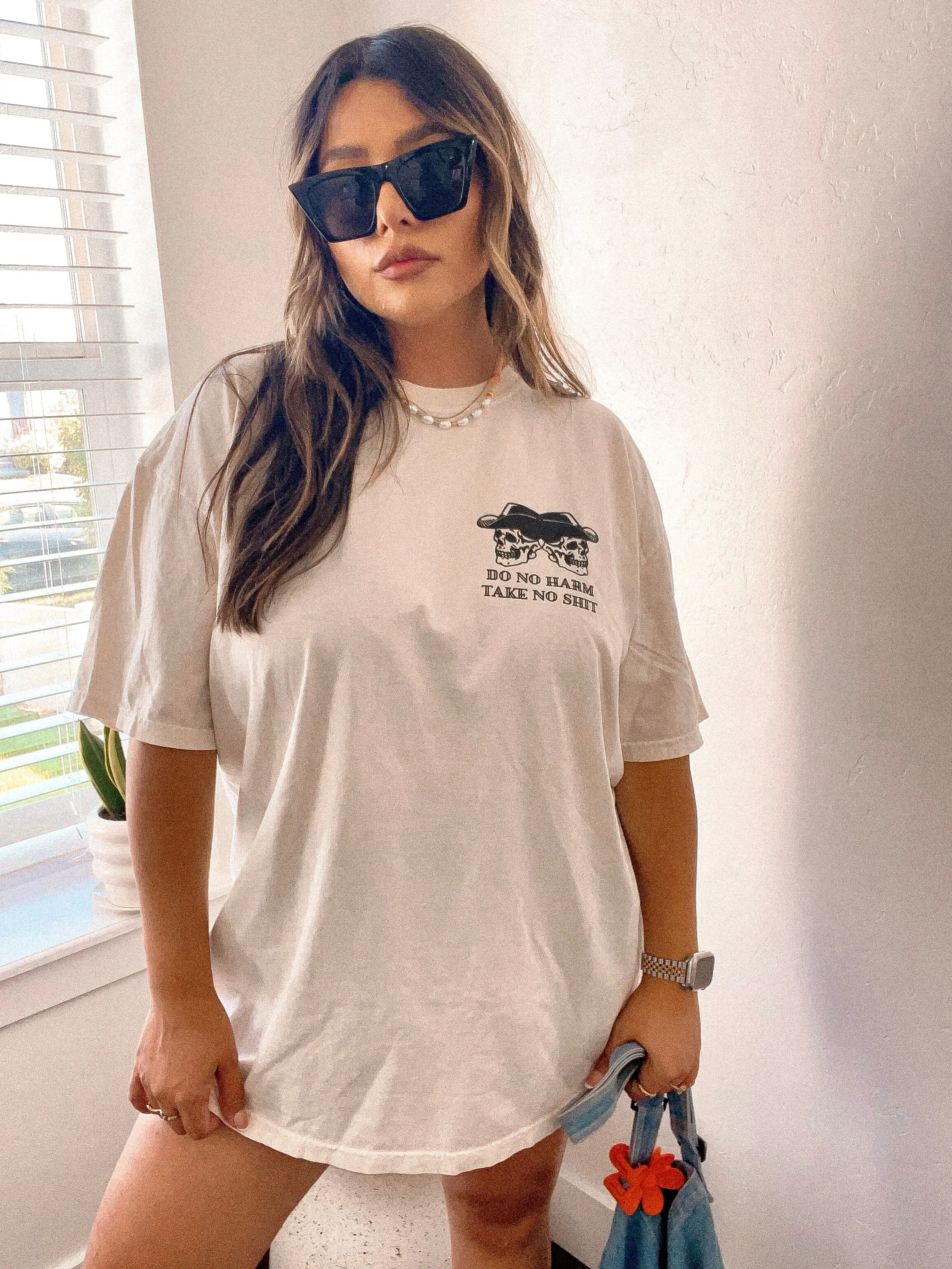 Do No Harm oversized graphic tee