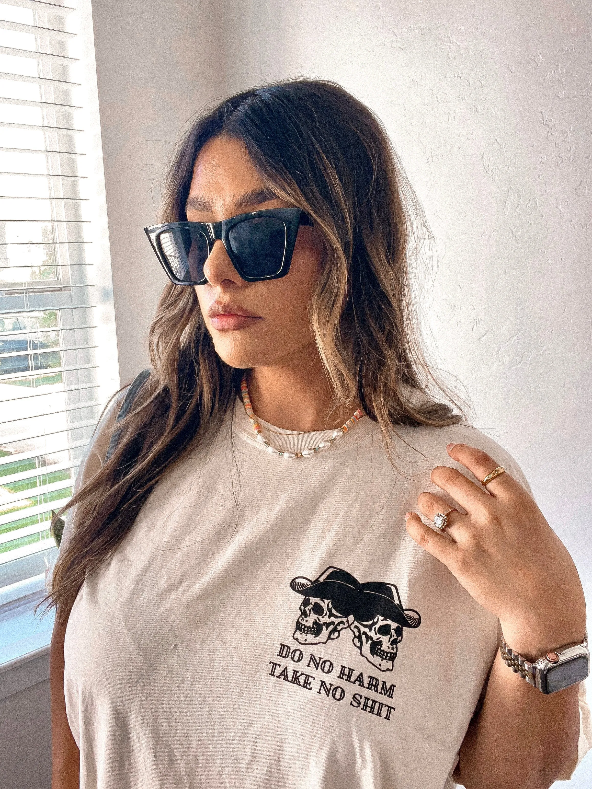 Do No Harm oversized graphic tee