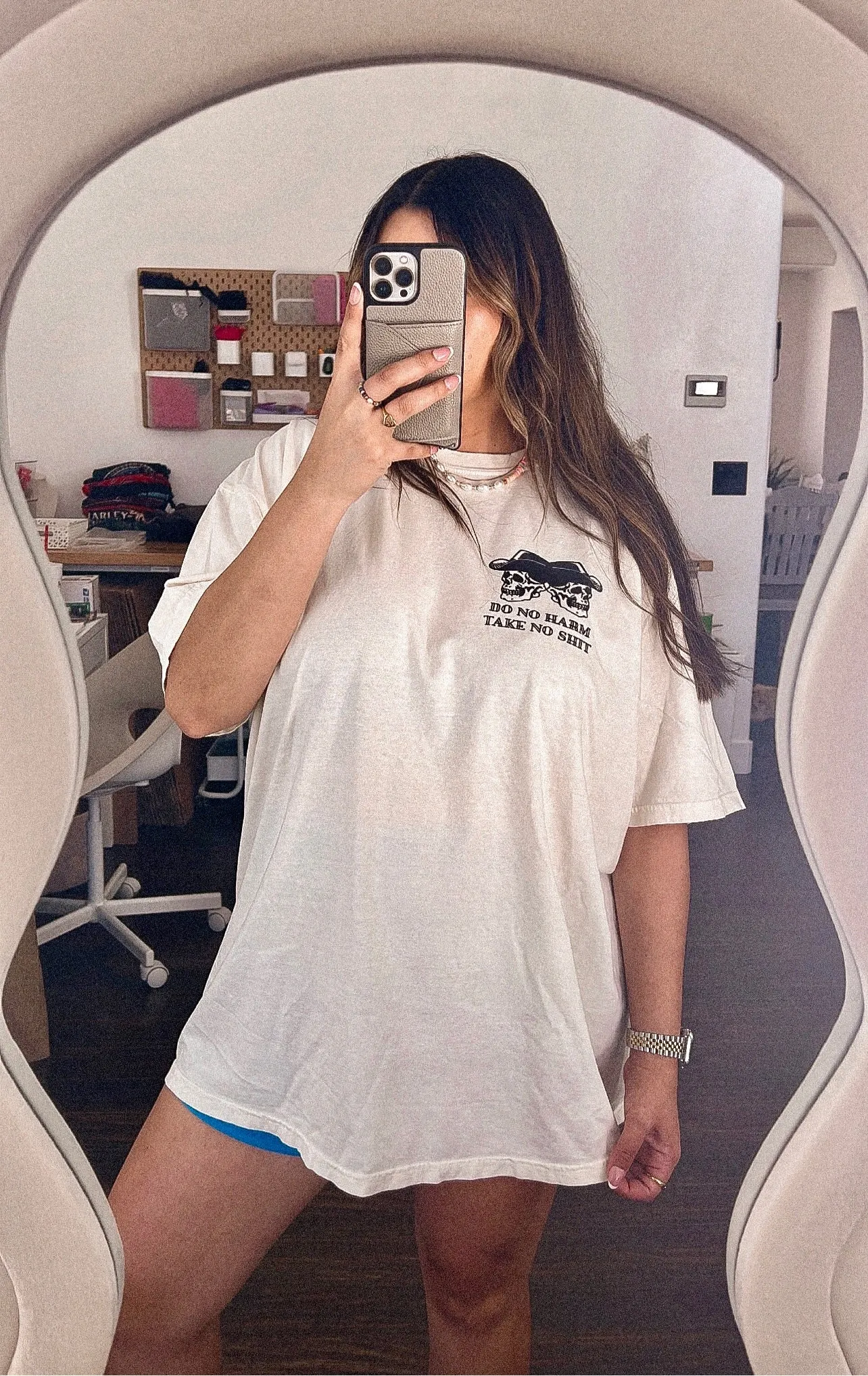 Do No Harm oversized graphic tee