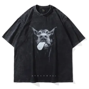 Dobermann Washed Oversized T-Shirt