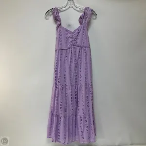 Dress Casual Midi By Clothes Mentor In Purple, Size: S