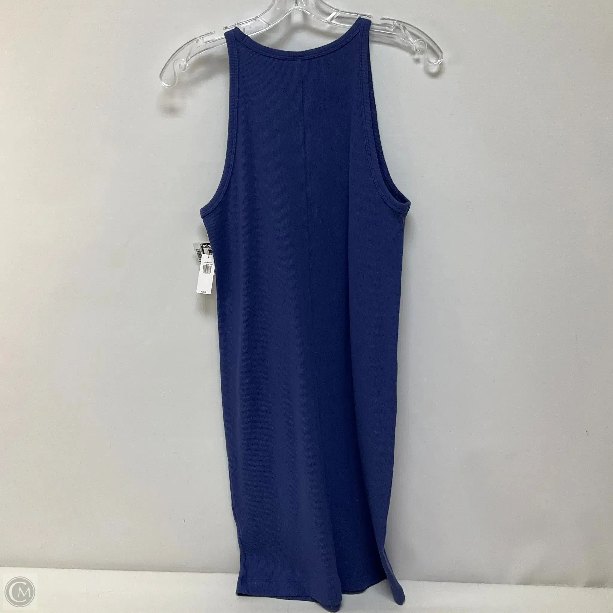 Dress Casual Midi By Old Navy In Blue, Size: L