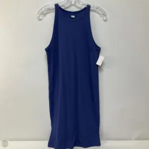 Dress Casual Midi By Old Navy In Blue, Size: L