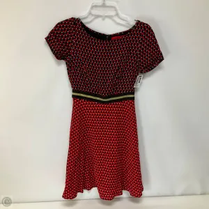 Dress Casual Short By Maeve In Black & Red, Size: 0