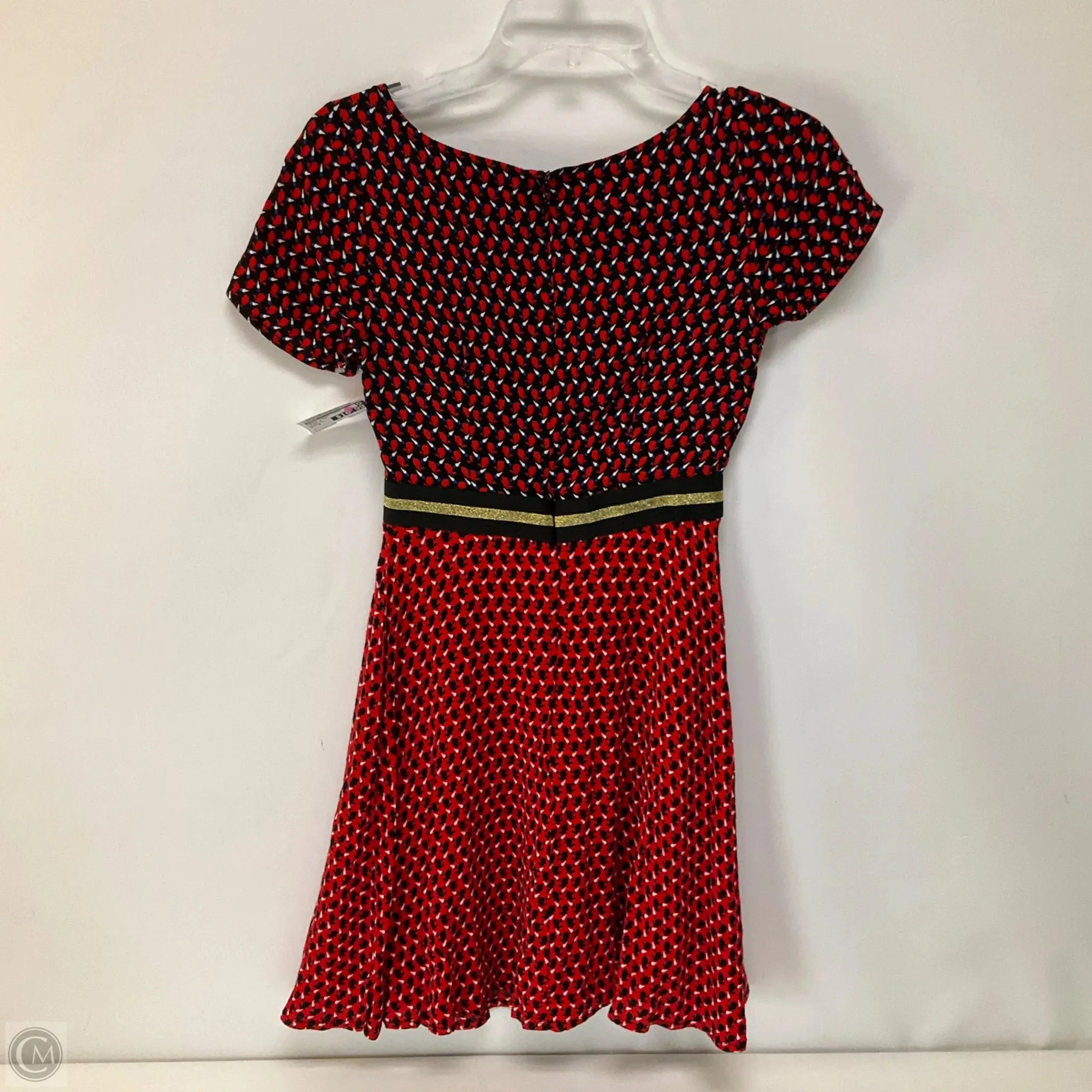 Dress Casual Short By Maeve In Black & Red, Size: 0