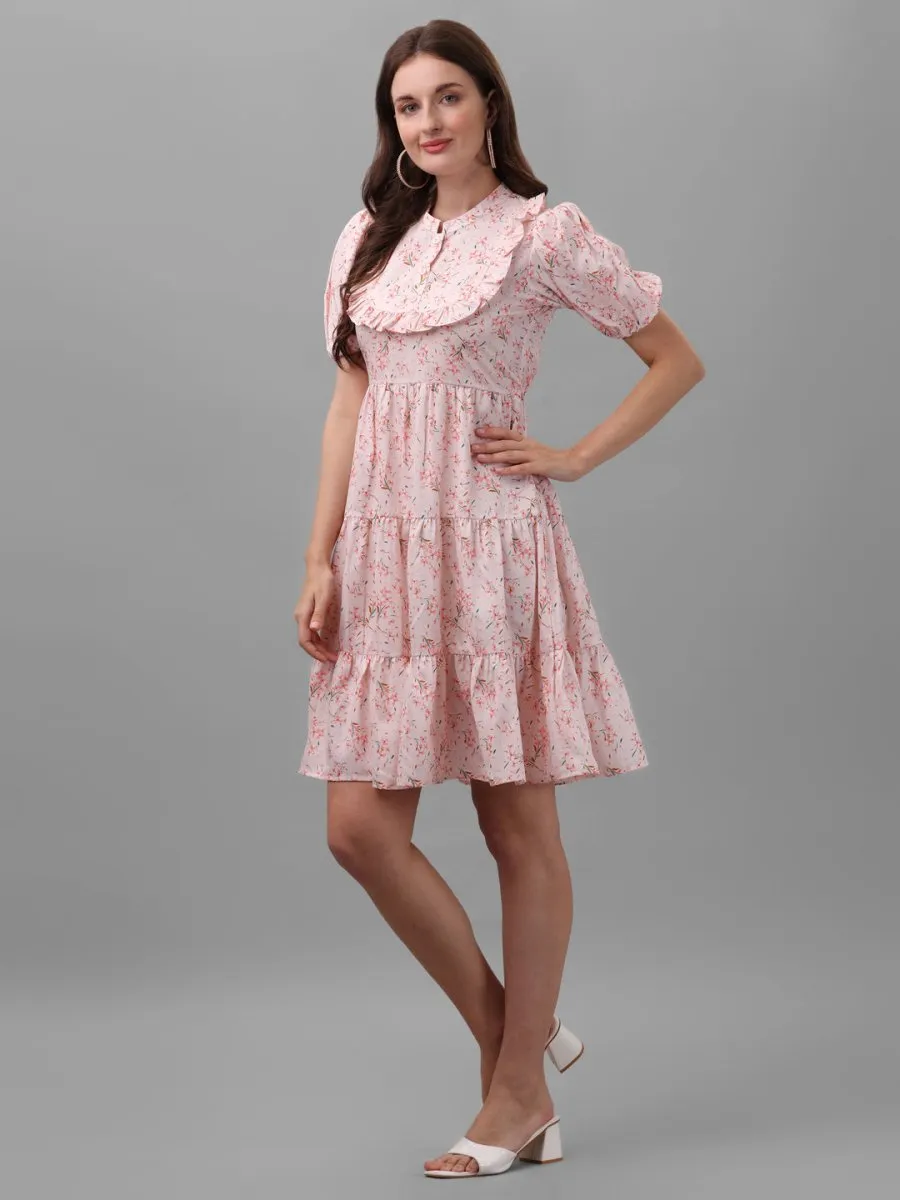 dresses for Women western wear floral White