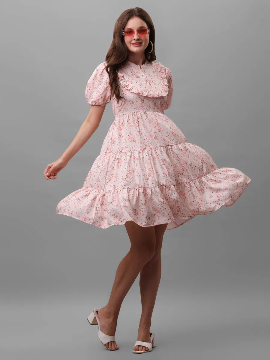 dresses for Women western wear floral White