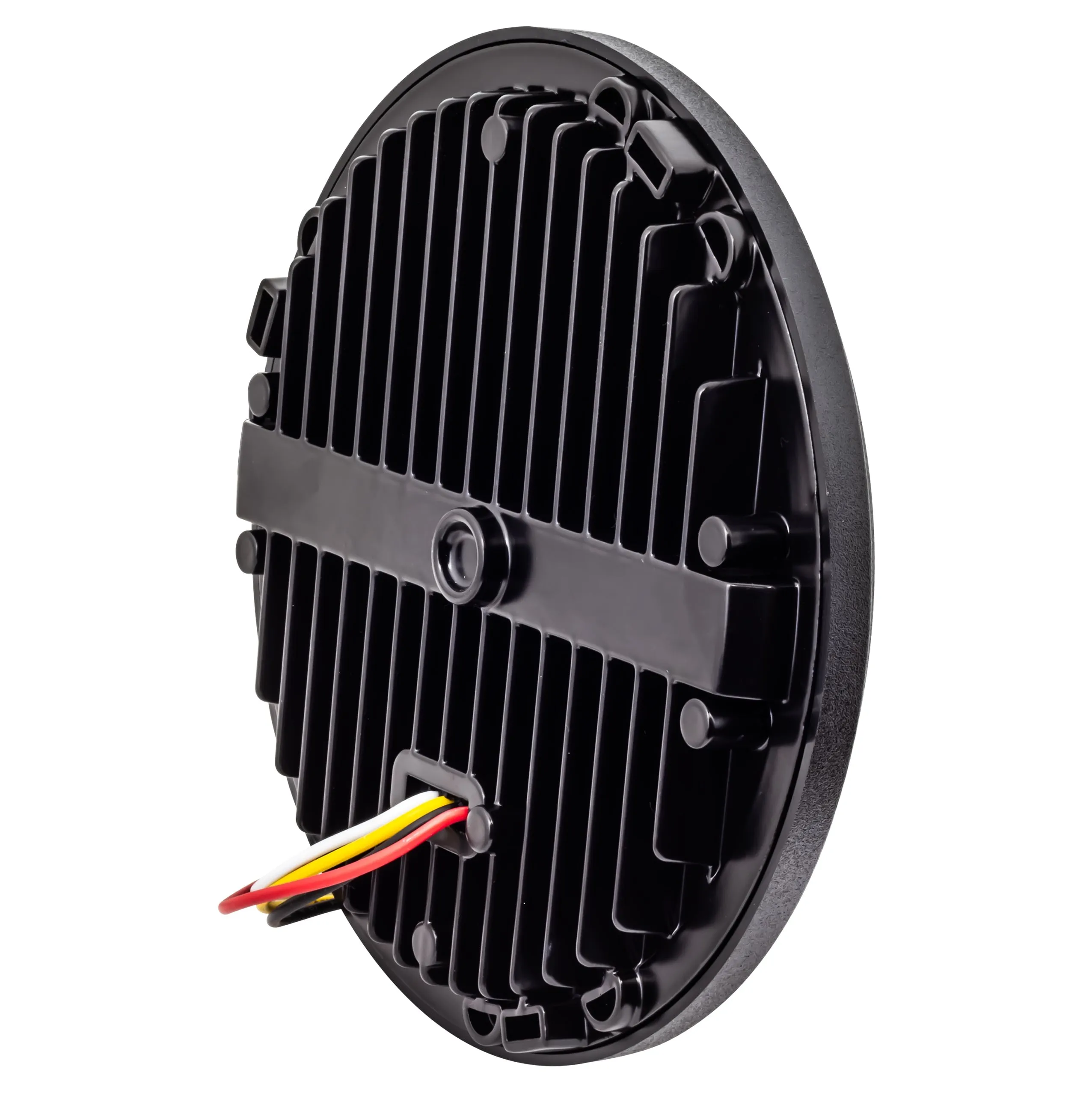 Eagle Lights 7" SLIM LINE Multi LED Projection Headlight - Black - Fits All 7" Harley Davidson and Indian Headlight Buckets