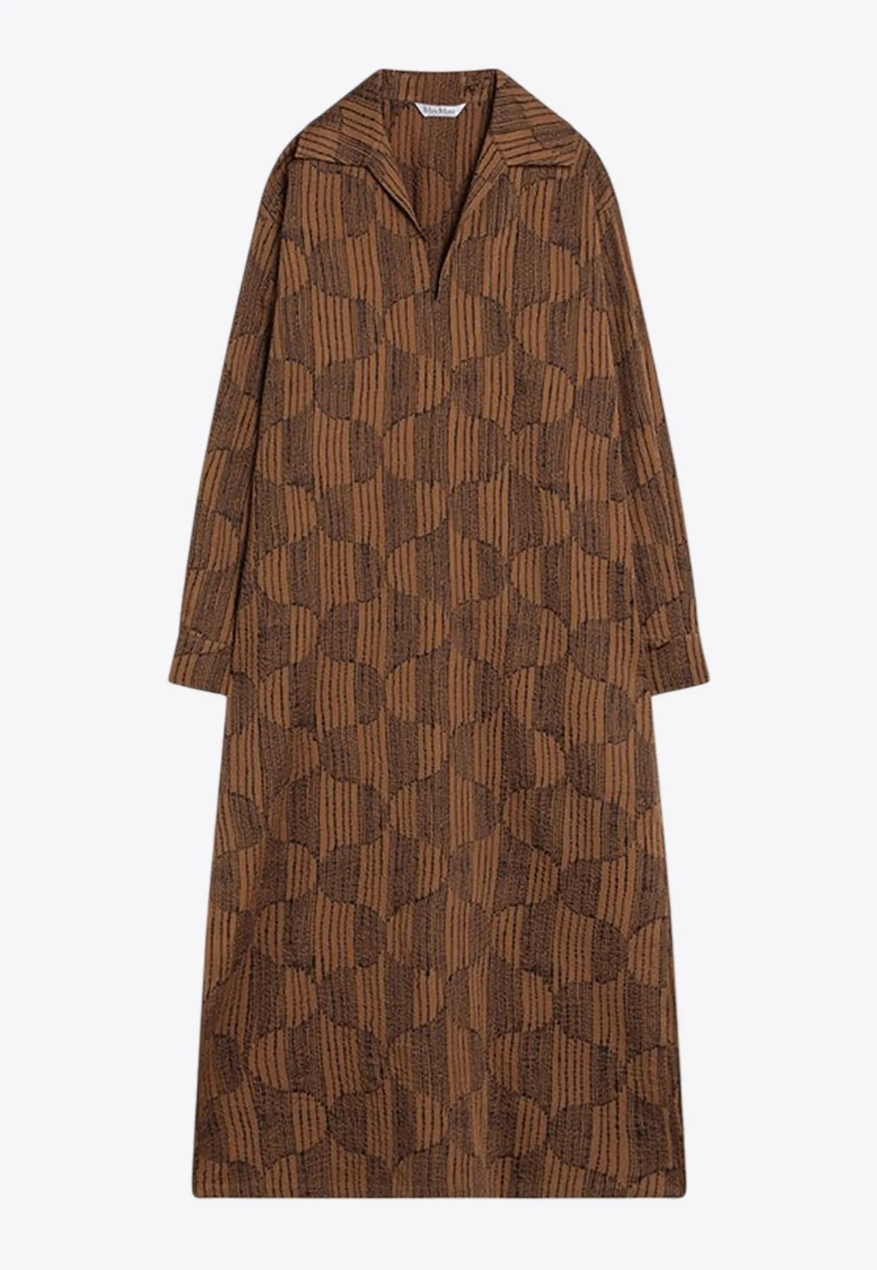 Edwige Printed V-neck Kaftan
