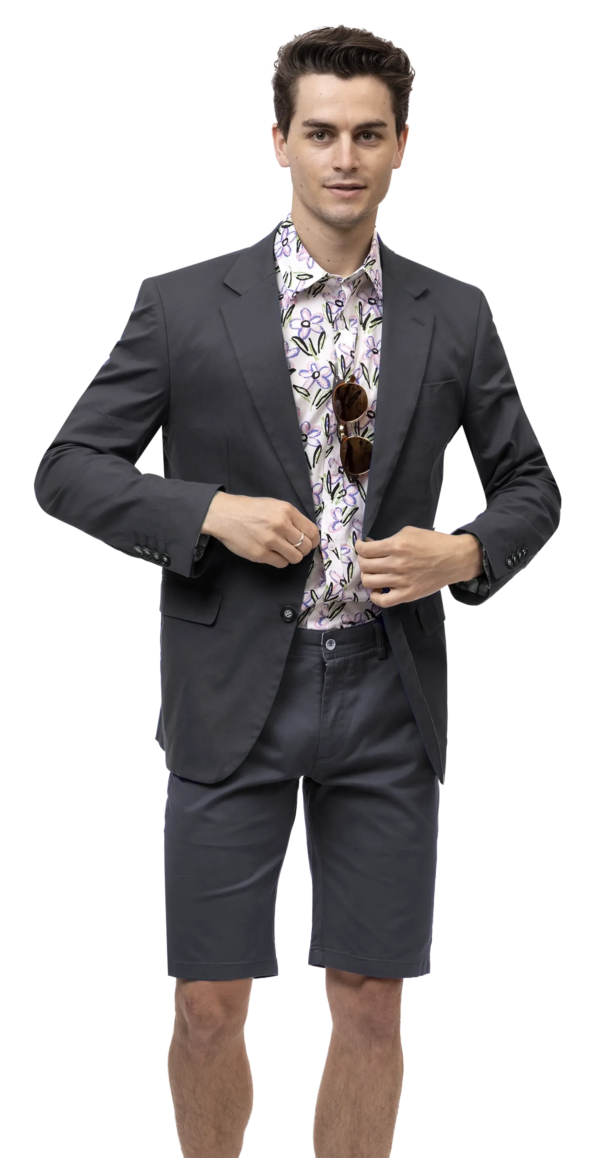 EJ Samuel CHJ01 Charcoal Chino Blazer