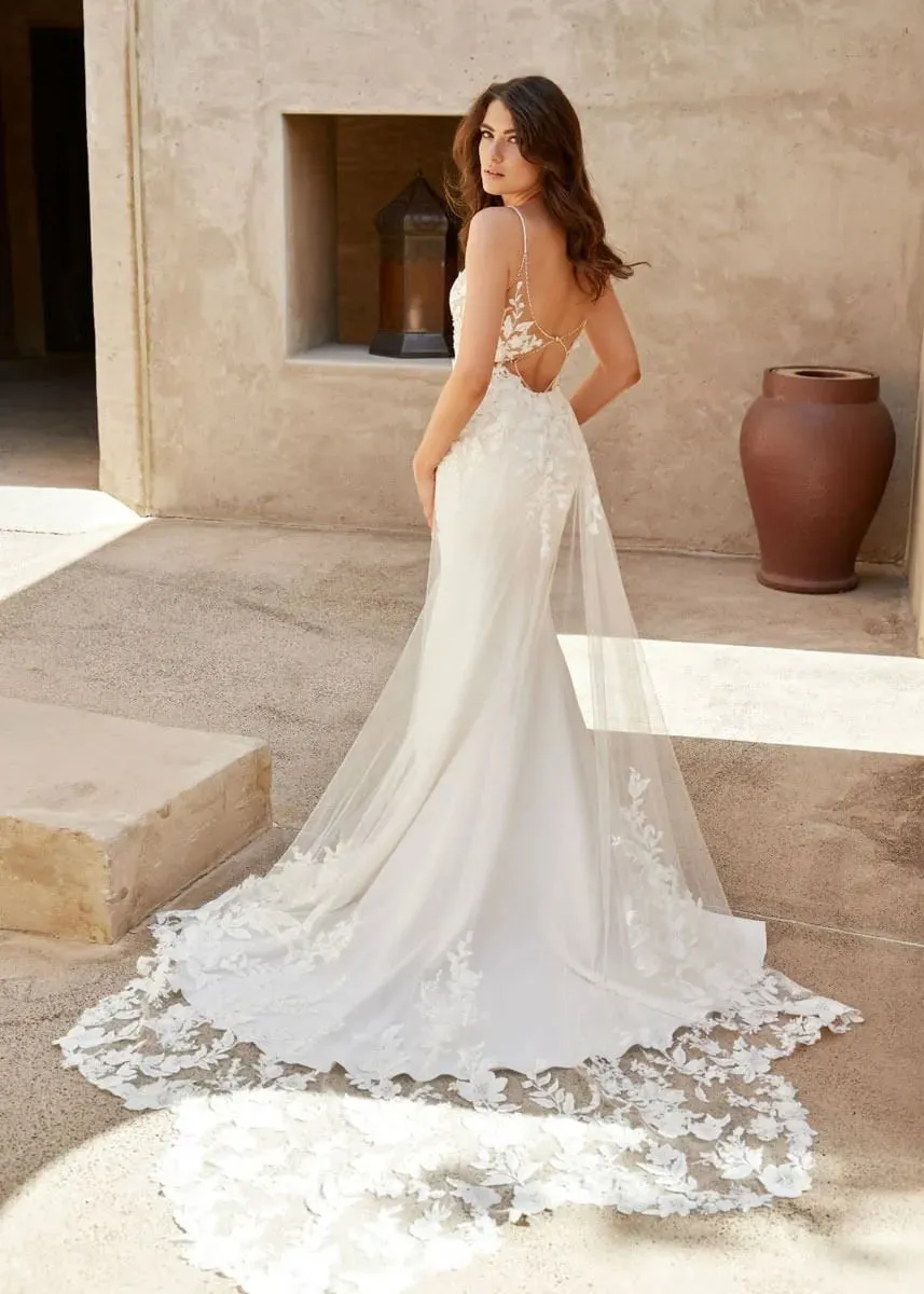 Elegant Wedding Dresses For Women Vintage Bridal Gowns Lace Appliques Sleeveless Satin Robes BacklessVestidos De Novia