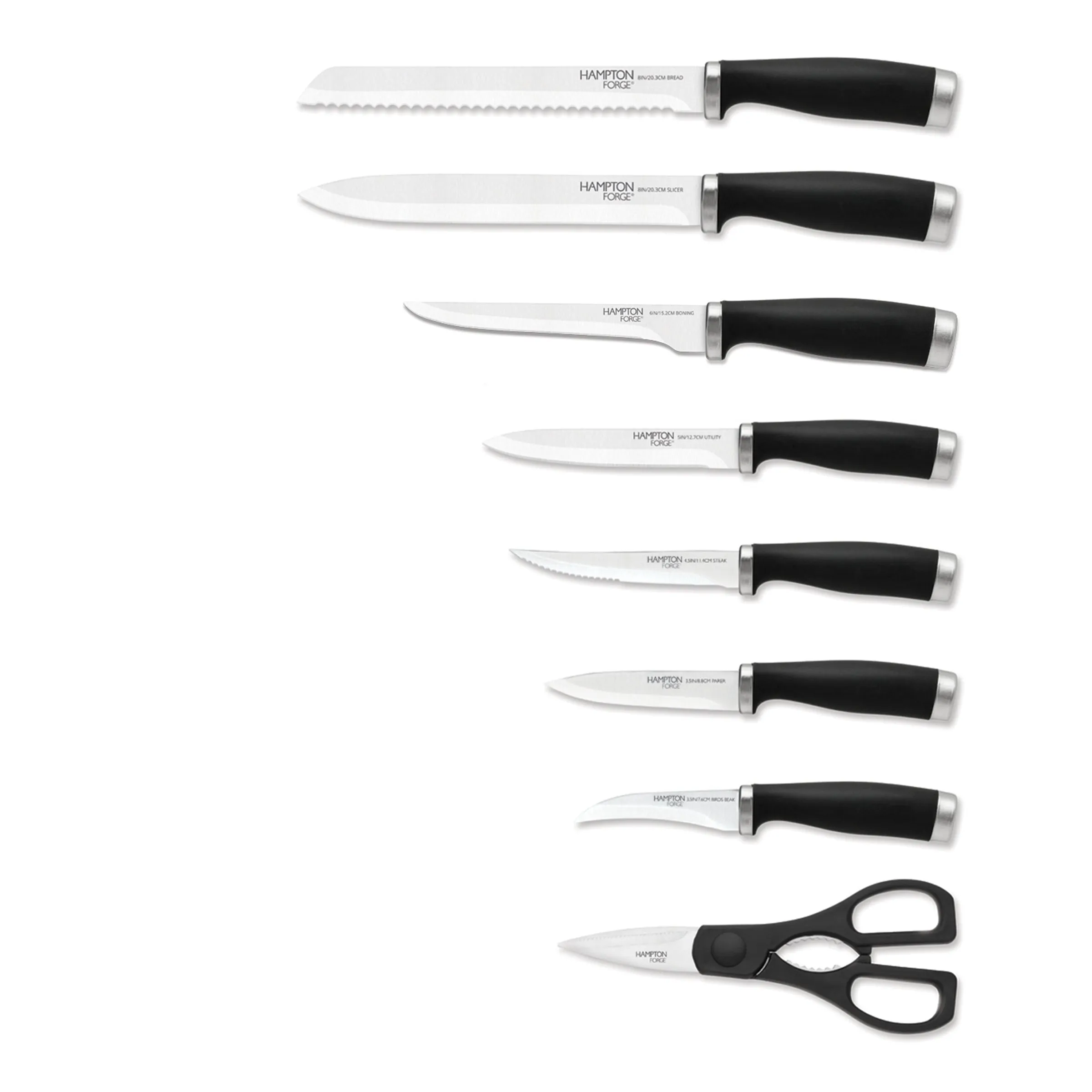 Epicure Black 15 Piece Cutlery Set