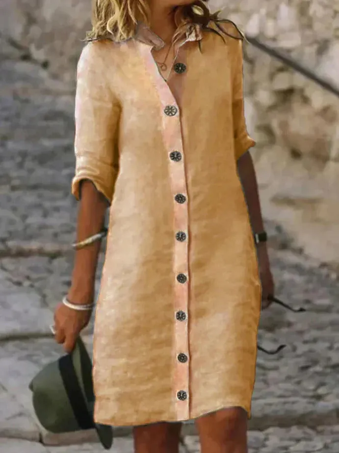Eva - Casual Cotton Dress