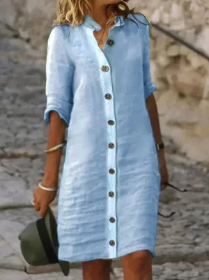 Eva - Casual Cotton Dress