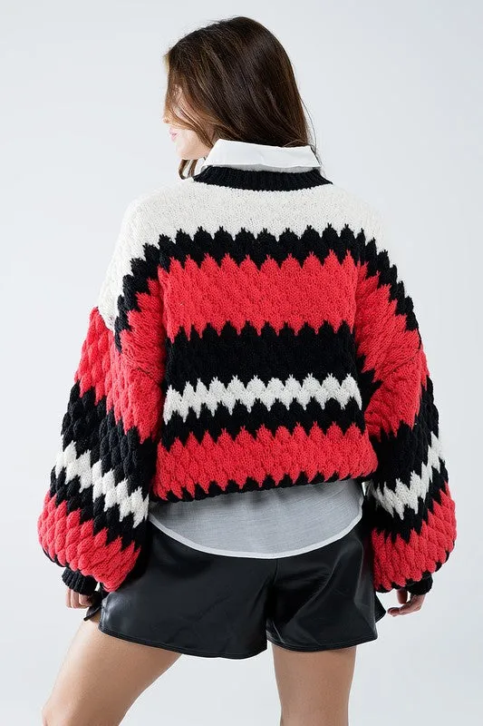 (Final Sale) Zig Zag Sweater