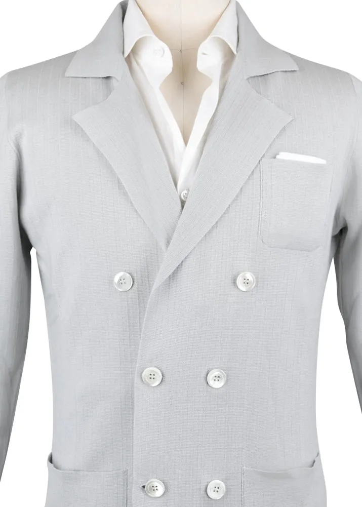 Fiori Di Lusso Light Gray Resort Jacket