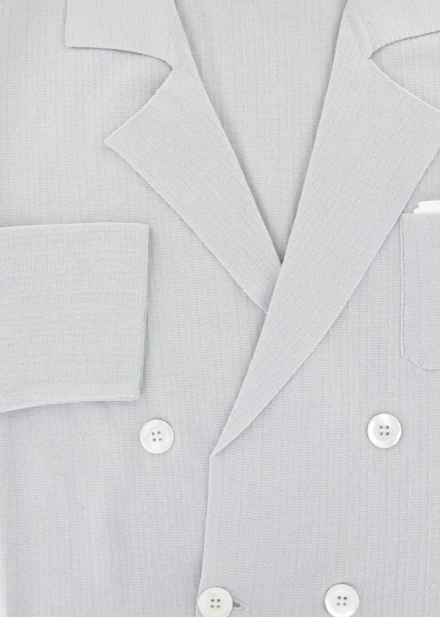 Fiori Di Lusso Light Gray Resort Jacket